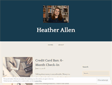 Tablet Screenshot of heather-allen.com
